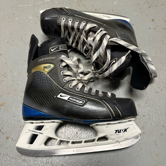 (USED) Nike Bauer Supreme One35 Hockey Skates Size 9 - Picture 2 of 3